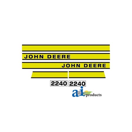 A & I Products Hood Decal 2" x2.5" x3" A-JD2240E